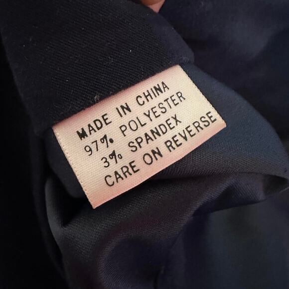 Vintage Jacket Womens Small Navy Long Nautical Winter Classic Outdoor Wear - Picture 8 of 8